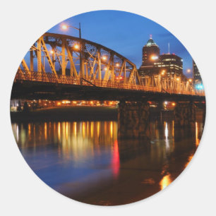 Hawthorne Bridge Ronde Sticker