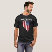 Hawthorne Nevada USA State America Travel Nevadan T-shirt (Voorkant volledig)
