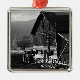 Hay Barn Metalen Ornament