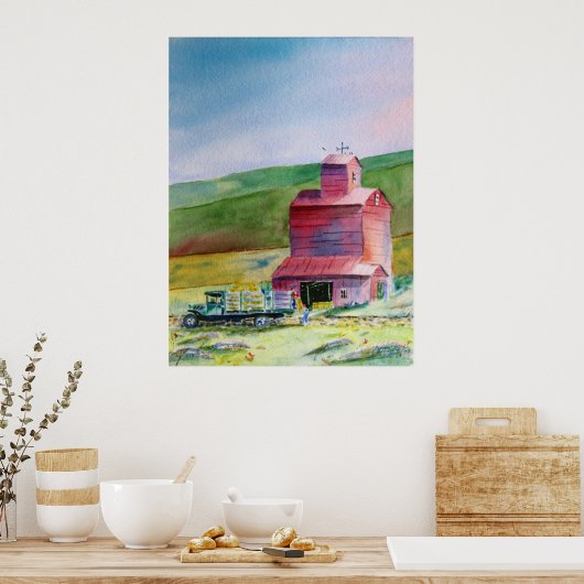 Hay Barn Print (Keuken)