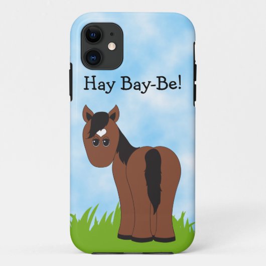 Hay Bay-Be Horse iPhone 5 Coque (Dos)