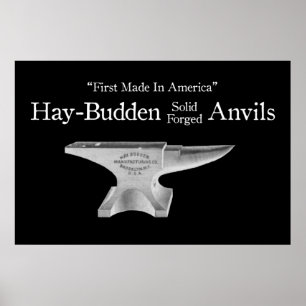  Hay-Budden Anvil Poster