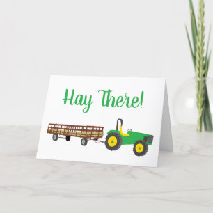Hay Daar Tractor en Hay Wagon Hayride Kaart