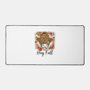 Hay Fall Highland Cow Leopard Thanksgiving Heifer