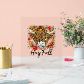 Hay Fall Highland Cow Leopard Thanksgiving Heifer (Mariage)