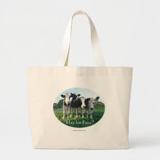 Hay-for-Vier Grote Tote Bag