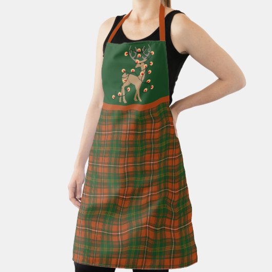 Hay Oude Originele Tartan Kerstmis Schort (Insitu)