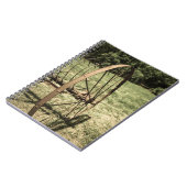 Hay Rake Wheel Aged Notitieboek (Linkerzijde)