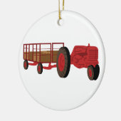 Hay Ride Keramisch Ornament (Links)
