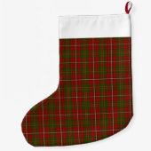 Hay Scottish Clan Tartan Pset Pattern Grote Kerstsok (Achterkant)