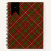 Hay Scottish Clan Tartan Pset Pattern Notitieboek (Voorkant)