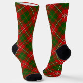 Hay tartan red green plaid sokken (Gebogen)