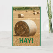 HAY! Vrolijk kerstfeest Kaart (Voorkant)