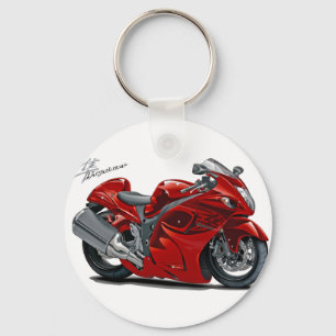 Hayabusa rode fiets sleutelhanger