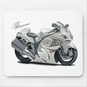 Hayabusa White Bike Muismat