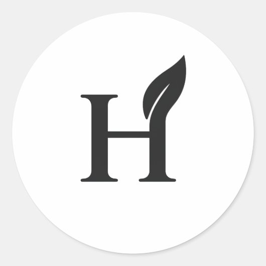 hayah ronde sticker (Voorkant)