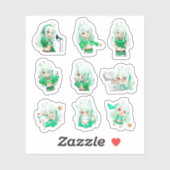 HayaTikaze's sticker ⑫ Small シール (Feuille)