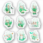 HayaTikaze's sticker ⑫ Small シール (Devant)