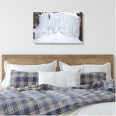 Hayden Run Herfsten in de winter, Columbus, Ohio Canvas Afdruk (Insitu (Slaapkamer))