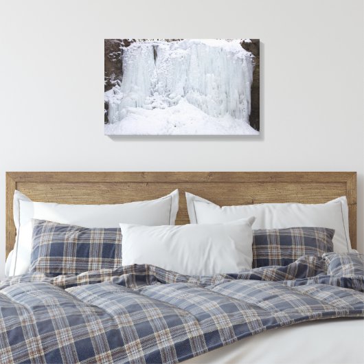 Hayden Run Herfsten in de winter, Columbus, Ohio Canvas Afdruk (Insitu (Slaapkamer))