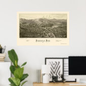 Haydenville, MA Panoramic Map - 1886 Poster (Thuiskantoor)