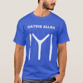 Haydir Allah - Hay Allah - Ertugrul - Kayi Flag T-shirt (Voorkant)