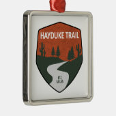 Hayduke Trail Metalen Ornament (Rechts)