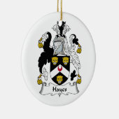 Hayes Family Crest Keramisch Ornament (Rechts)