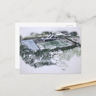 Hayes Lane Stadion Luchtfoto – Bromley Briefkaart