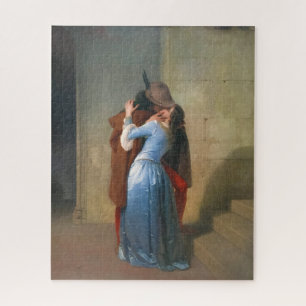 Hayez, The Kiss - Lovers, een paar schilderijen Legpuzzel