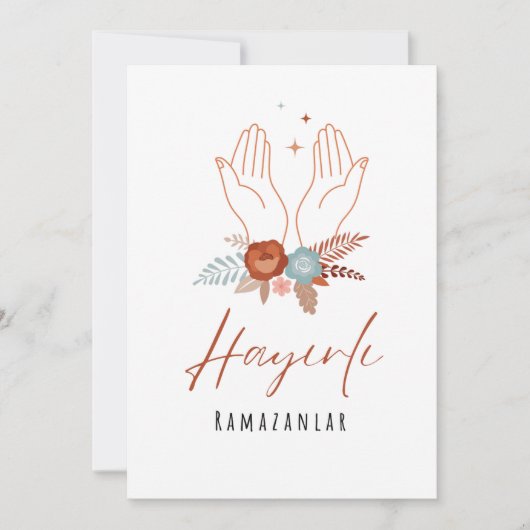 Hayırlı Ramazanlar Carte Ramadan (Devant)
