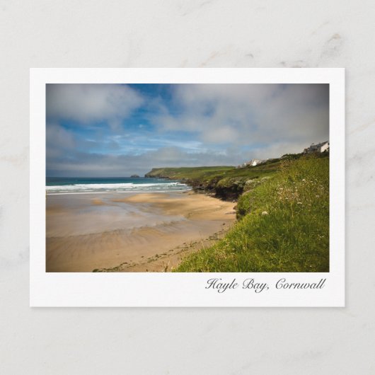 Hayle Bay, Carte postale Cornwall (Devant)