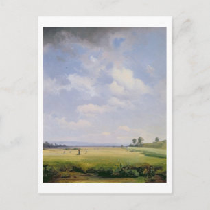 Haymaking, 1838 (olie op doek) briefkaart