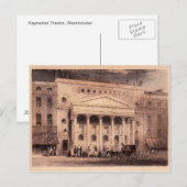 Haymarket Theater Briefkaart (Voorkant / Achterkant)