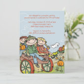 Hayride Kids Invitations pour la fête d'anniversai (Debout devant)