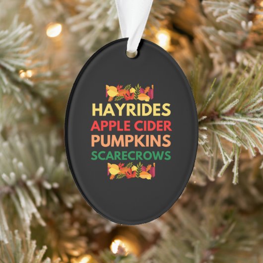 hayrides cidre de pomme épouvantail citrouille (Arbre)