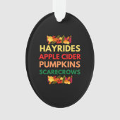 hayrides cidre de pomme épouvantail citrouille (devant)