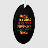 hayrides cidre de pomme épouvantail citrouille (devant)