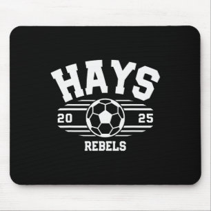 Hays Rebels Voetbalrekening 2025 Muismat