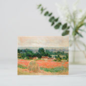 Haystack bij Giverny, Claude Monet Briefkaart (Staand voorkant)