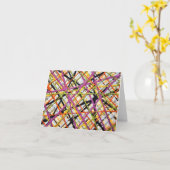 Haystack dans le Carte pour notes blanc violet (Fleur jaune)