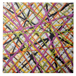 Haystack en Pourpre 6 x 6 Carreaux en céramique