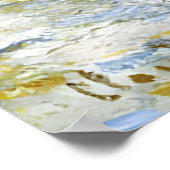 Haystack in de ochtend, Snow Effect-Claude Monet Poster (Hoek)