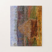 Haystack in Giverny Monet Fine Art Legpuzzel (Verticaal)