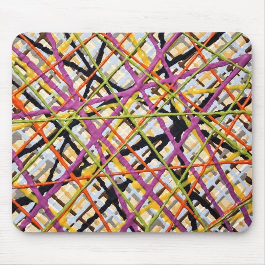 Haystack in Paarse Mousepad Muismat (Voorkant)