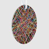 Haystack in rood acryl Ornament (voorkant)