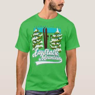 Haystack Mountain Vermont USA Ski T-shirt