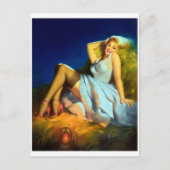 Haystack Pin Up Briefkaart (Voorkant)