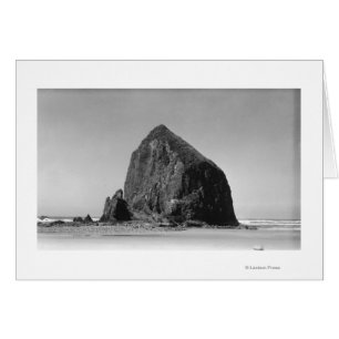 Haystack Rock à Cannon Beach, Oregon Photographie