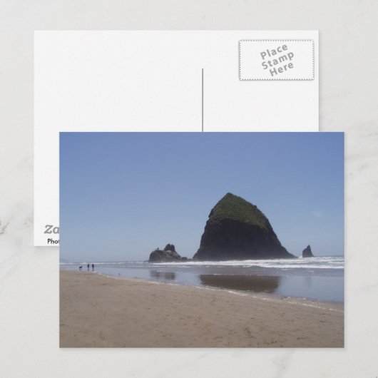 Haystack Rock Briefkaart (Voorkant / Achterkant)